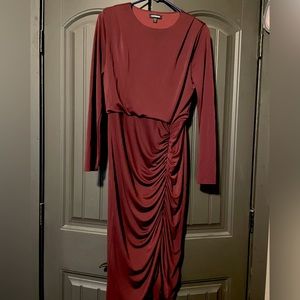 Maroon dress